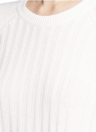 Detail View - Click To Enlarge - ELIZABETH AND JAMES - 'Baker' bell cuff rib knit sweater