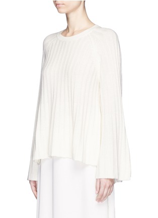 Front View - Click To Enlarge - ELIZABETH AND JAMES - 'Baker' bell cuff rib knit sweater
