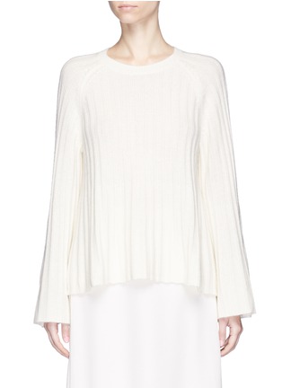 Main View - Click To Enlarge - ELIZABETH AND JAMES - 'Baker' bell cuff rib knit sweater