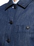 Detail View - Click To Enlarge - ELIZABETH AND JAMES - Detachable peplum hem denim jacket