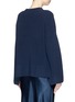 Back View - Click To Enlarge - ELIZABETH AND JAMES - 'Aimee' mixed rib knit sweater