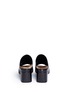 Back View - Click To Enlarge - 3.1 PHILLIP LIM - 'Cube' rabbit fur lined leather mules