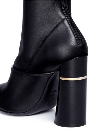 Detail View - Click To Enlarge - 3.1 PHILLIP LIM - 'Kyoto' box calf leather zip poots