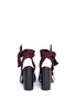 Back View - Click To Enlarge - 3.1 PHILLIP LIM - 'Kyoto' knotted ankle strap metallic leather sandals