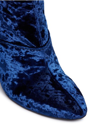 Detail View - Click To Enlarge - 3.1 PHILLIP LIM - 'Kyoto' crushed velvet zip boots