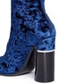 Detail View - Click To Enlarge - 3.1 PHILLIP LIM - 'Kyoto' crushed velvet zip boots