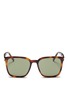 Main View - Click To Enlarge - SAINT LAURENT - SL93' tortoiseshell acetate square sunglasses