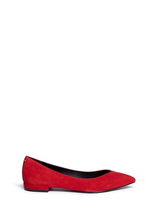 Main View - Click To Enlarge - STELLA LUNA - Suede skimmer flats