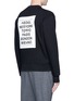 Back View - Click To Enlarge - NEWKIDZ - 'Love City Milano' print unisex cotton sweatshirt