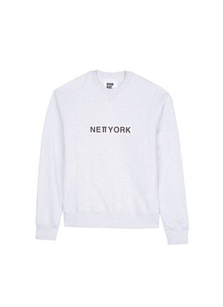 Main View - Click To Enlarge - NEWKIDZ - 'Love City New York' print unisex cotton sweatshirt