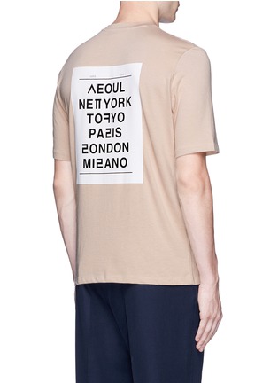 Back View - Click To Enlarge - NEWKIDZ - 'Love City Paris' print unisex cotton T-shirt