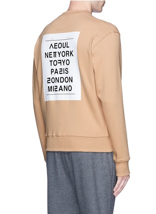 Back View - Click To Enlarge - NEWKIDZ - 'Love City Paris' print unisex cotton sweatshirt