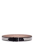 Main View - Click To Enlarge - ALAÏA - Inset eyelet leather belt