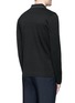 Back View - Click To Enlarge - LANVIN - Stripe trim Milano stitch wool-silk jacket