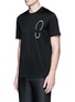 Front View - Click To Enlarge - LANVIN - Footstep embroidery T-shirt