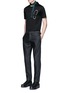 Figure View - Click To Enlarge - LANVIN - Footstep embroidery T-shirt