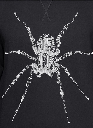 Detail View - Click To Enlarge - LANVIN - Spider embroidered sweatshirt
