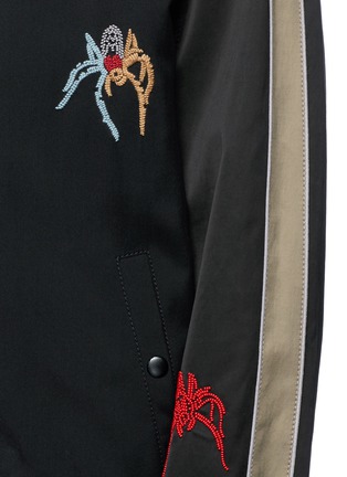 Detail View - Click To Enlarge - LANVIN - Spider embroidery baseball jacket