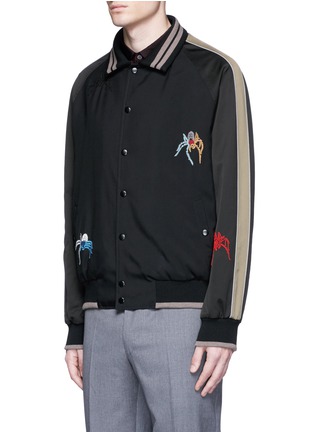 Front View - Click To Enlarge - LANVIN - Spider embroidery baseball jacket