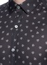 Detail View - Click To Enlarge - LANVIN - Slim fit spider print cotton shirt