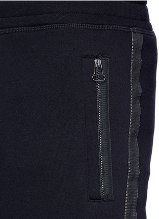 Detail View - Click To Enlarge - LANVIN - Slim fit ribbon stripe jogging pants