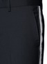 Detail View - Click To Enlarge - LANVIN - Slim fit ribbon stripe wool pants
