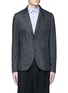 Main View - Click To Enlarge - LANVIN - Houndstooth wool flannel soft blazer
