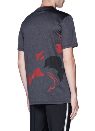 Back View - Click To Enlarge - LANVIN - Oversized fit floral print T-shirt
