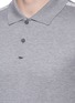 Detail View - Click To Enlarge - LANVIN - Slim fit ribbon shoulder polo shirt