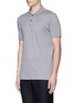 Front View - Click To Enlarge - LANVIN - Slim fit ribbon shoulder polo shirt