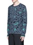 Front View - Click To Enlarge - LANVIN - Fog jacquard wool-silk sweater