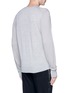 Back View - Click To Enlarge - LANVIN - Mixed media sweater