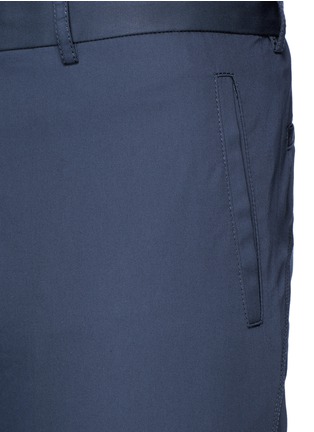 Detail View - Click To Enlarge - LANVIN - Slim fit cotton gabardine biker pants