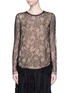 Main View - Click To Enlarge - CHLOÉ - Crystal embellished floral lace top