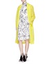 Figure View - Click To Enlarge - EMILIO PUCCI - Tourist print crepe dress