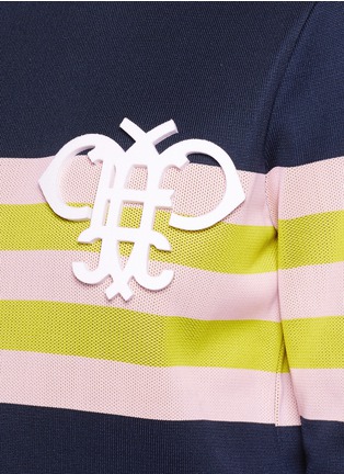 Detail View - Click To Enlarge - EMILIO PUCCI - Logo appliqué high neck sweater