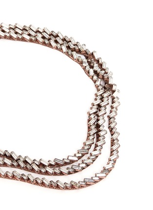 Detail View - Click To Enlarge - ERICKSON BEAMON - 'War of the Roses' Swarovski crystal necklace