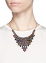 Figure View - Click To Enlarge - ERICKSON BEAMON - 'Hyperdrive' Swarovski crystal tiered drop necklace