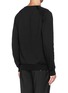 Back View - Click To Enlarge - ALEXANDER MCQUEEN - Contrast back wool sweater