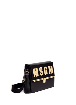 Front View - Click To Enlarge - MSGM - Structured leather satchel