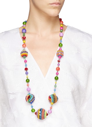 Figure View - Click To Enlarge - ERICKSON BEAMON - 'Kumbaya' ball charm bead necklace