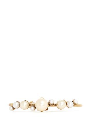 Detail View - Click To Enlarge - ERICKSON BEAMON - 'Pearly Queen' faux pearl cuff