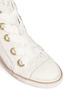 Detail View - Click To Enlarge - ASH - 'Glen' floral lace grosgrain lace-up sneakers