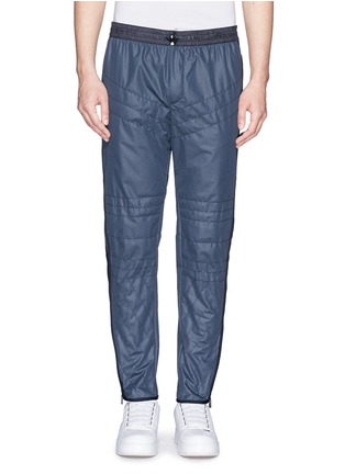 Main View - Click To Enlarge - MONCLER - 'Pantalone' nylon piqué jogging pants