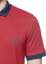 Detail View - Click To Enlarge - MONCLER - Contrast collar cotton polo shirt
