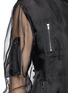 Detail View - Click To Enlarge - NICOPANDA - Silk organza gauze bomber jacket