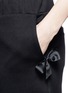 Detail View - Click To Enlarge - NICOPANDA - Grosgrain bow sweatpants