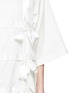 Detail View - Click To Enlarge - NICOPANDA - Grid bow front T-shirt dress