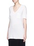 Front View - Click To Enlarge - T BY ALEXANDER WANG - Chest pocket T-shirt
