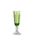 Main View - Click To Enlarge - MARIO LUCA GIUSTI - Dolce Vita Champagne Flute — Green